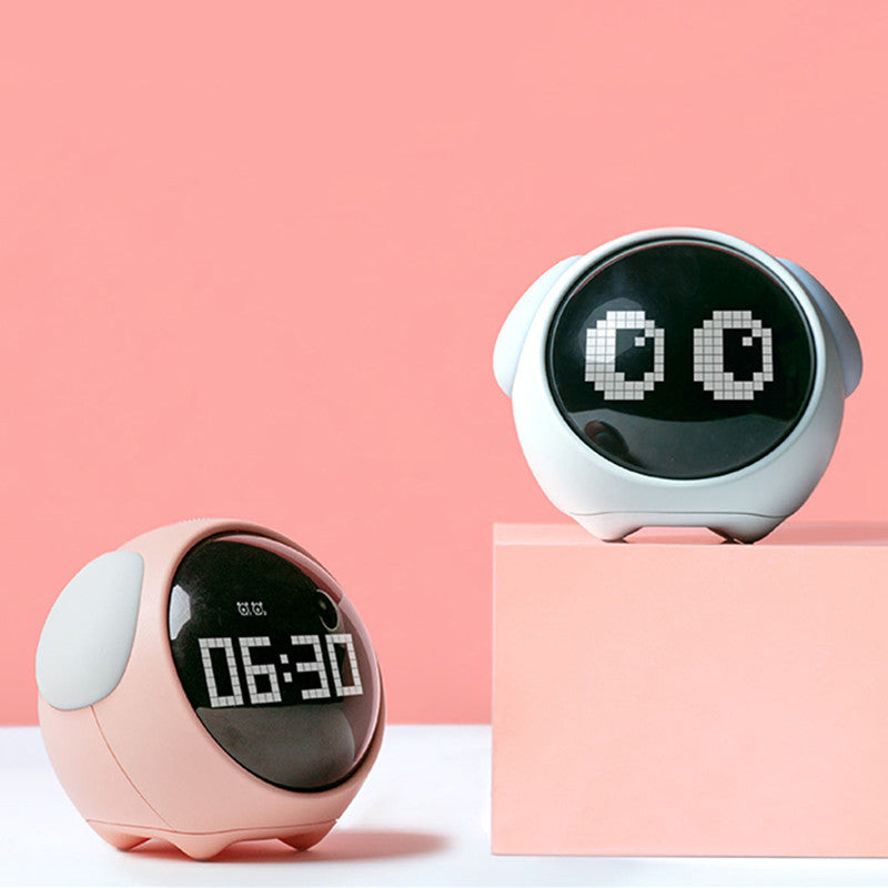 Pixel Wake-Up Light Alarm Clock – Cute Digital Display