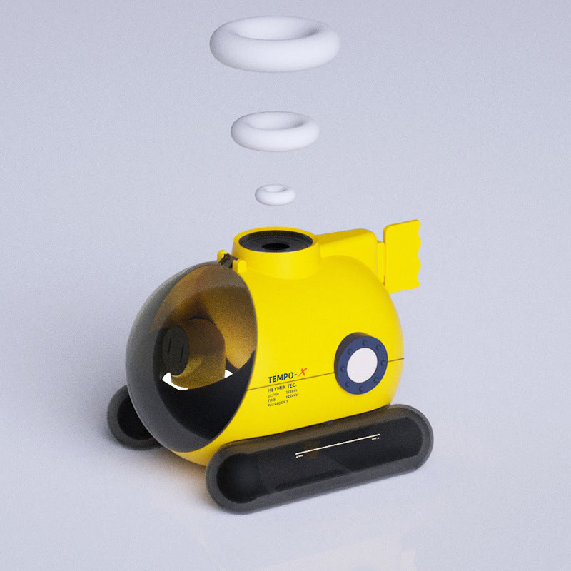 Ultrasonic LED Fog Humidifier – Submarine-Style Desktop Diffuser & Hydrator