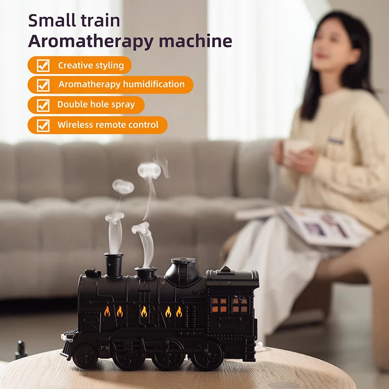 LED Train Diffuser – Ultrasonic Double Spray & Smoke Ring Effect