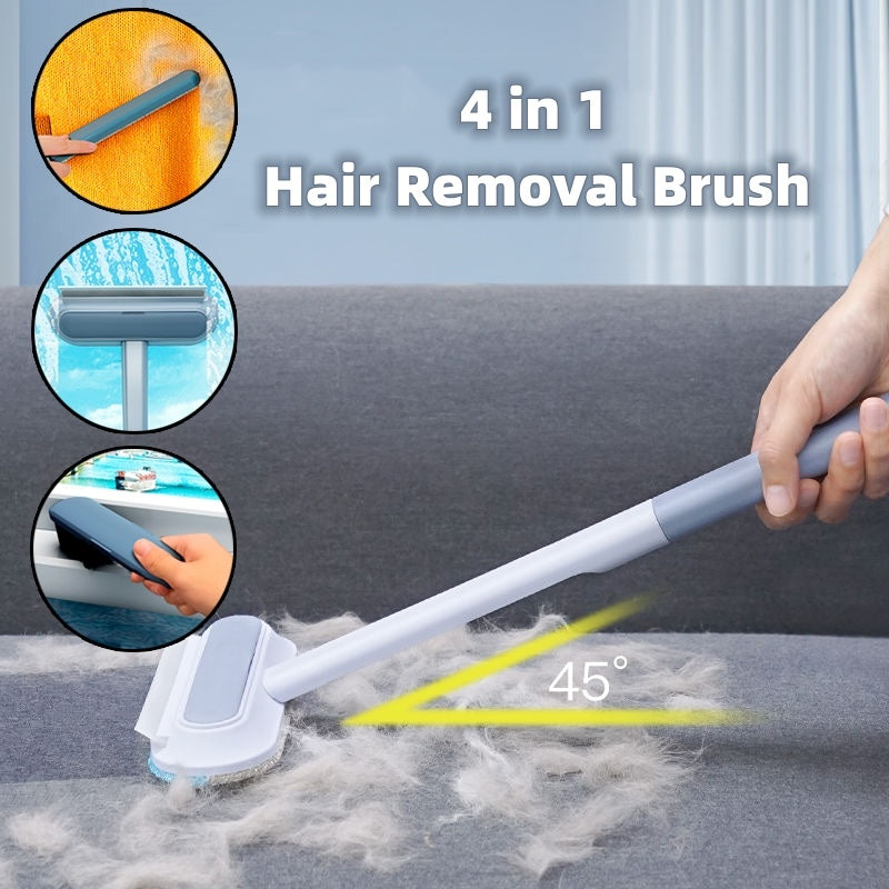 Multifunction Pet Hair Removal Brush for Dogs, Cats, Furniture & Window Screens