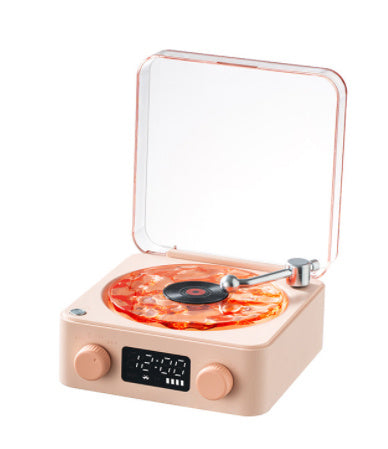 Retro Turntable Bluetooth Speaker – Vinyl Player with RGB Light