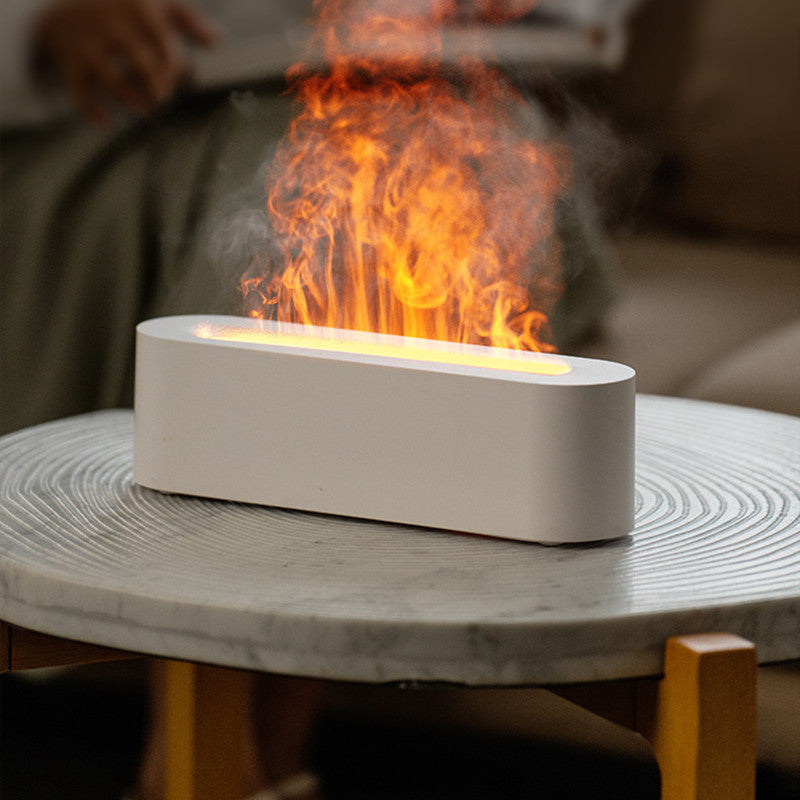 Realistic Fire Diffuser – Cool Mist Humidifier & Aromatherapy Lamp
