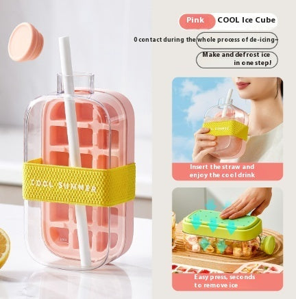 Portable Ice Maker Cup – Zero-Contact Chilled Drink