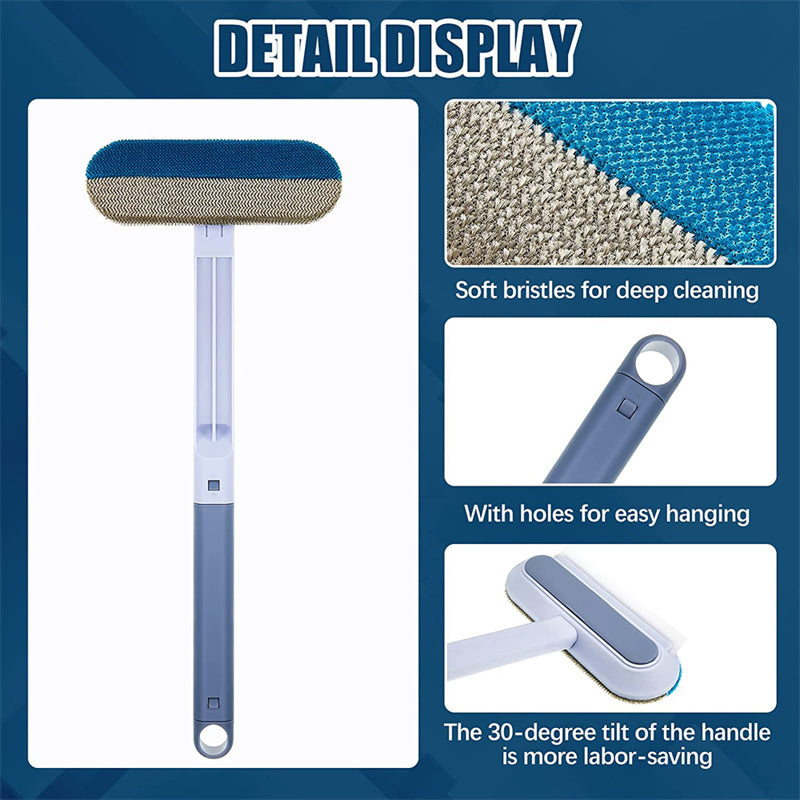 Multifunction Pet Hair Removal Brush for Dogs, Cats, Furniture & Window Screens