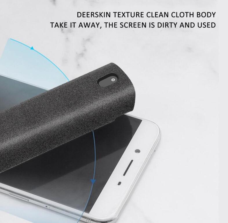 2-in-1 Screen Cleaner Kit – Microfiber Spray Tool for Phone & Laptop Display Dust Removal