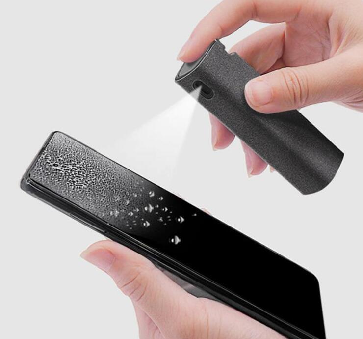 2-in-1 Screen Cleaner Kit – Microfiber Spray Tool for Phone & Laptop Display Dust Removal