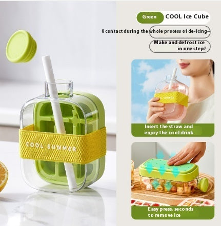 Portable Ice Maker Cup – Zero-Contact Chilled Drink