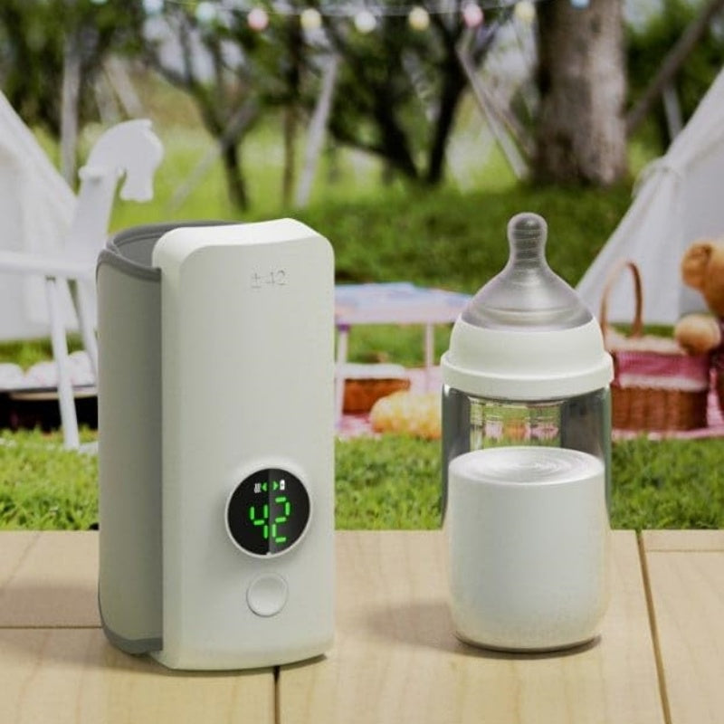 Portable Baby Bottle Warmer – USB Rechargeable & Constant Temperature