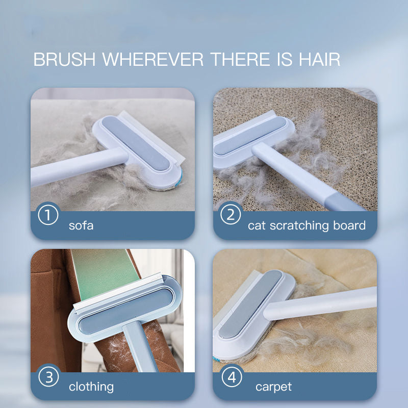 Multifunction Pet Hair Removal Brush for Dogs, Cats, Furniture & Window Screens