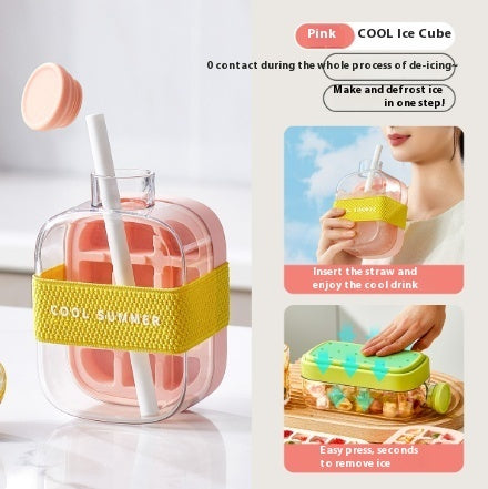 Portable Ice Maker Cup – Zero-Contact Chilled Drink