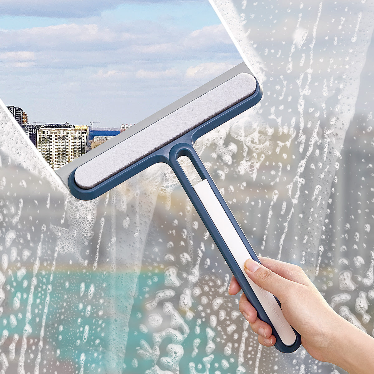 4-in-1 Car Windshield Glass Cleaner – Wiper Brush for Dust & Window Cleaning