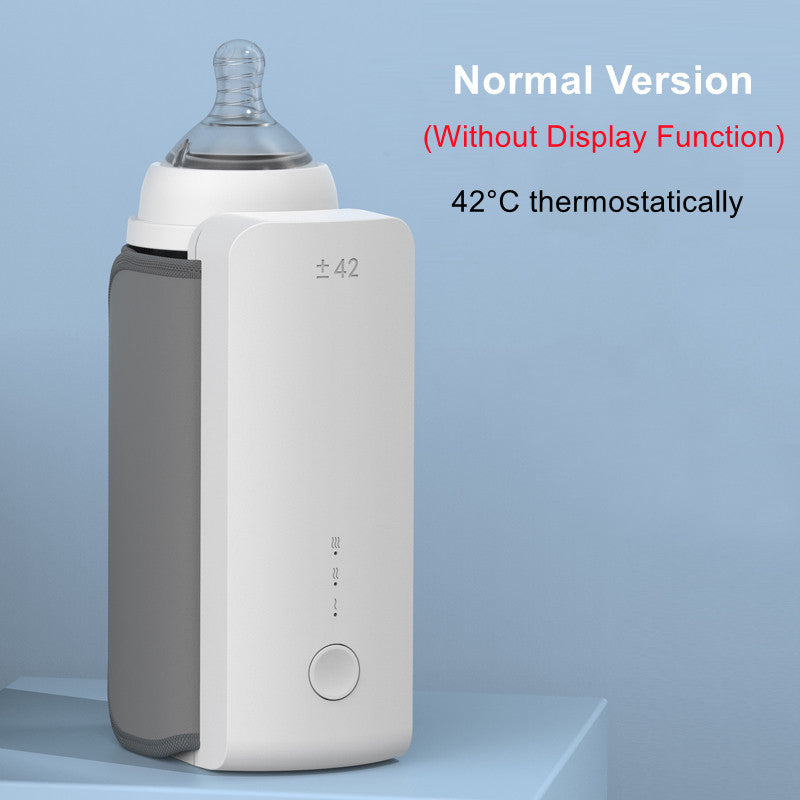 Portable Baby Bottle Warmer – USB Rechargeable & Constant Temperature
