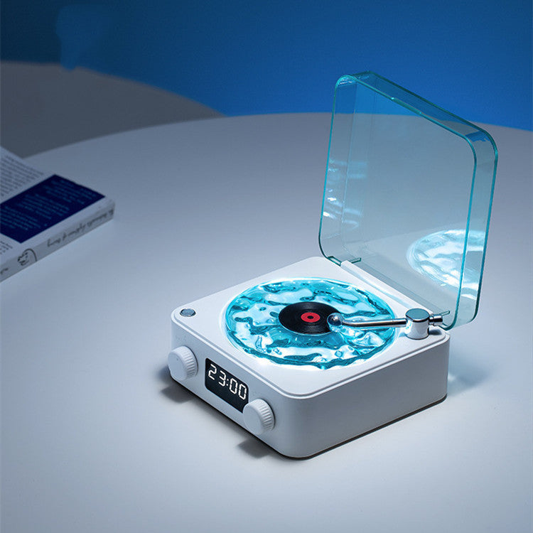 Retro Turntable Bluetooth Speaker – Vinyl Player with RGB Light