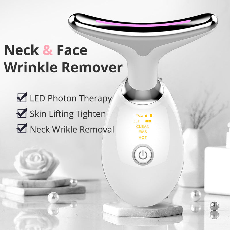 EMS Thermal Neck Lifting Massager – Anti-Wrinkle, Skin Tightening & Microcurrent Therapy