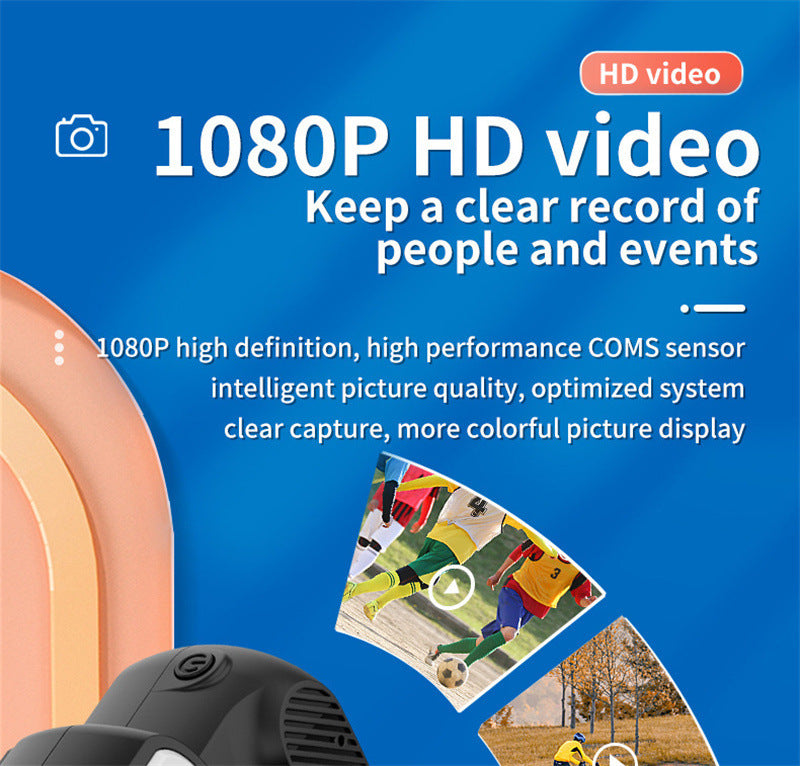 Mini Retro Camera with Screen – 1080p HD Portable Video Recorder
