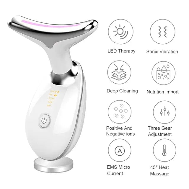 EMS Thermal Neck Lifting Massager – Anti-Wrinkle, Skin Tightening & Microcurrent Therapy