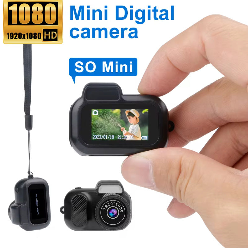 Mini Retro Camera with Screen – 1080p HD Portable Video Recorder