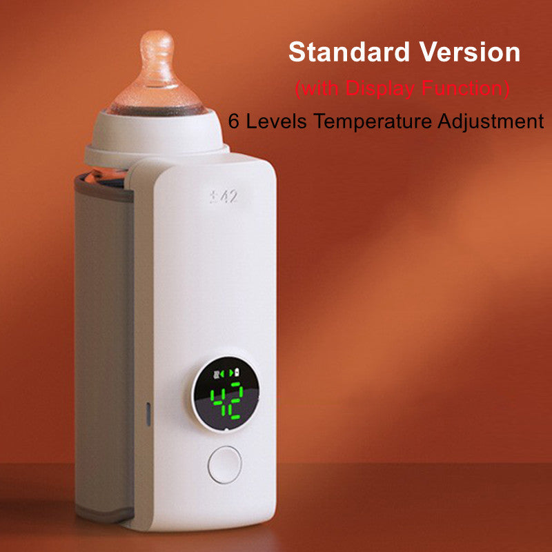 Portable Baby Bottle Warmer – USB Rechargeable & Constant Temperature