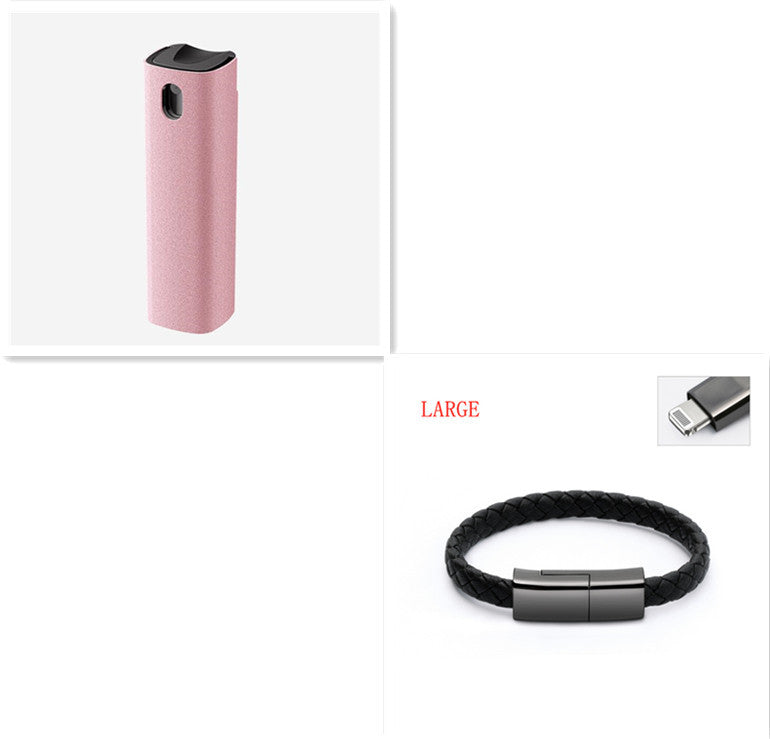 2-in-1 Screen Cleaner Kit – Microfiber Spray Tool for Phone & Laptop Display Dust Removal