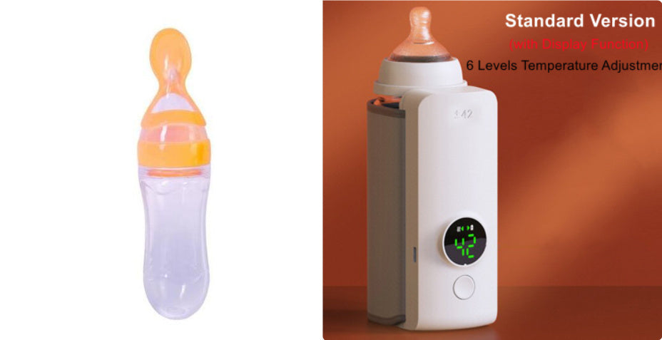 Portable Baby Bottle Warmer – USB Rechargeable & Constant Temperature